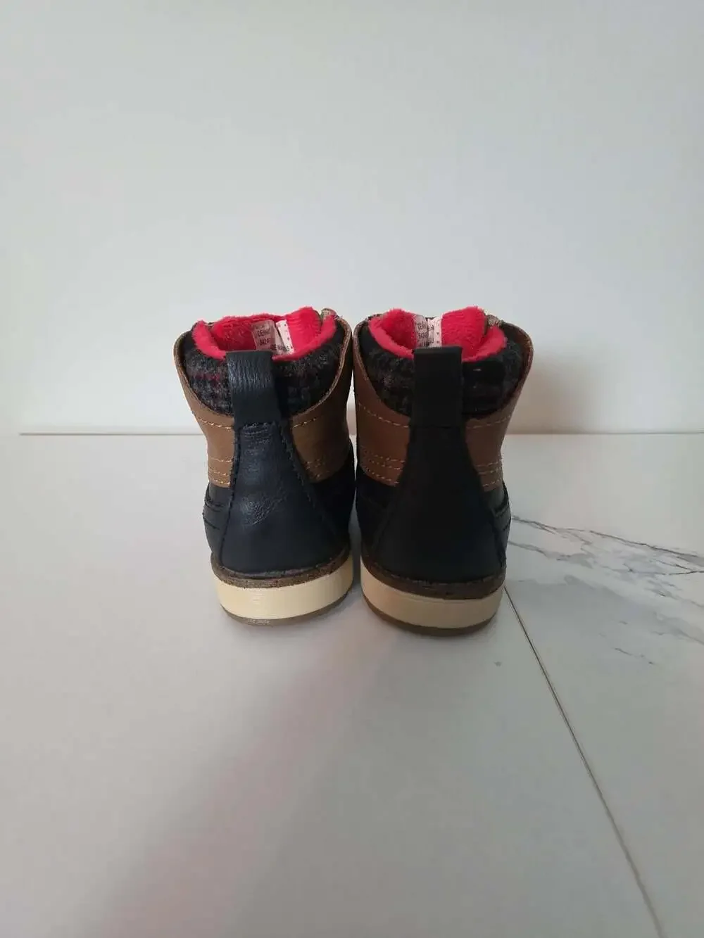 Max + Jake Dennis Duck Boot Toddler Size 5 Brown and Black Winter Boots